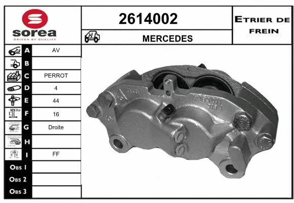 Brake Caliper (2614002)