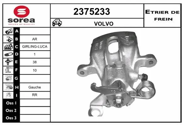 Brake Caliper (2375233)