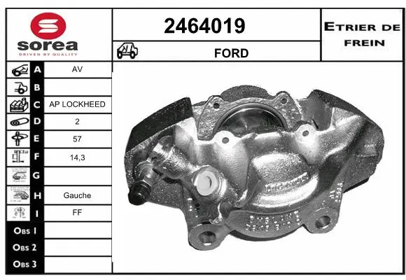 Brake Caliper (2464019)