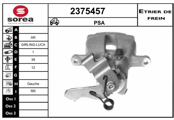 Brake Caliper (2375457)