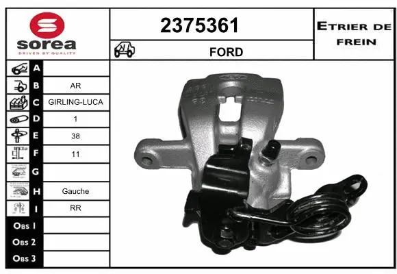 Brake Caliper (2375361)