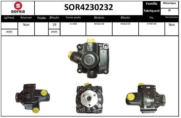 Hydraulic Pump, steering (SOR4230232)
