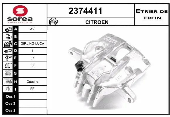 Brake Caliper (2374411)