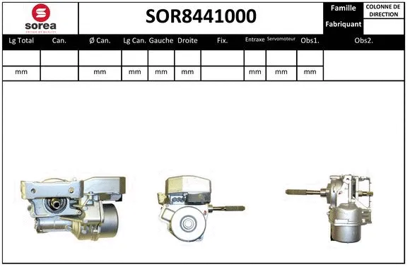 Steering Column (SOR8441000)