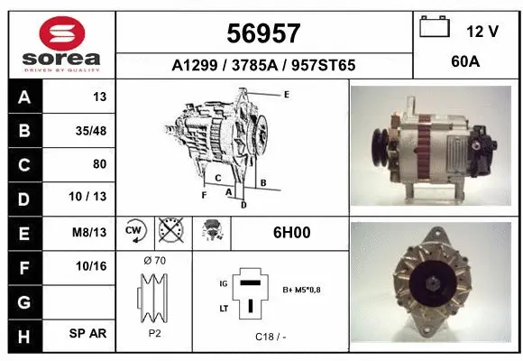 Alternator (56957)