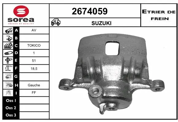 Brake Caliper (2674059)