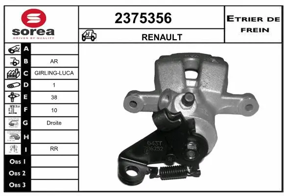 Brake Caliper (2375356)