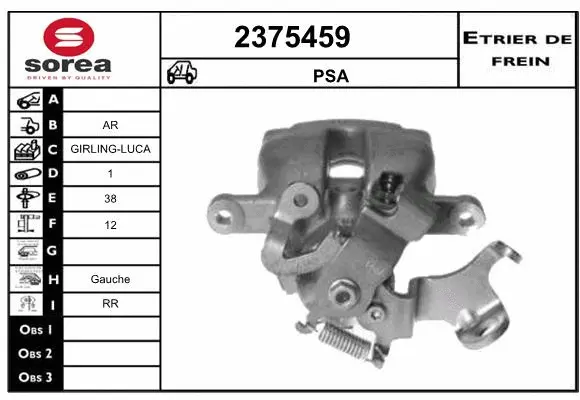 Brake Caliper (2375459)