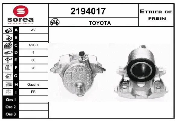 Brake Caliper (2194017)