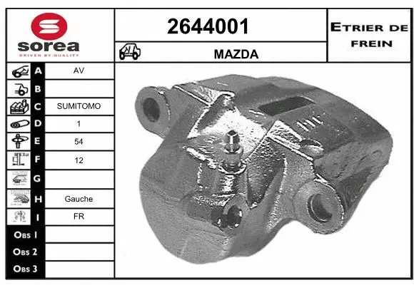 Brake Caliper (2644001)