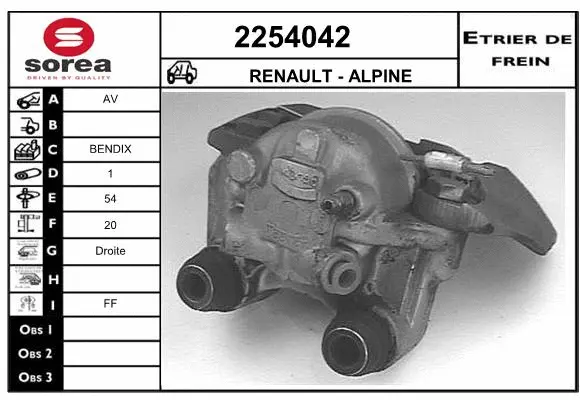 Brake Caliper (2254042)