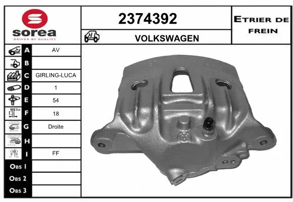 Brake Caliper (2374392)