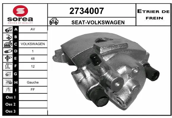 Brake Caliper (2734007)