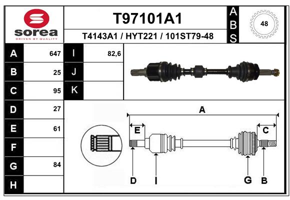 Drive Shaft (T97101A1)