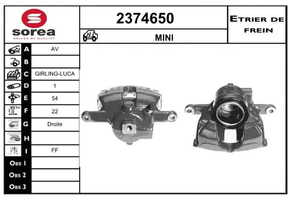 Brake Caliper (2374650)