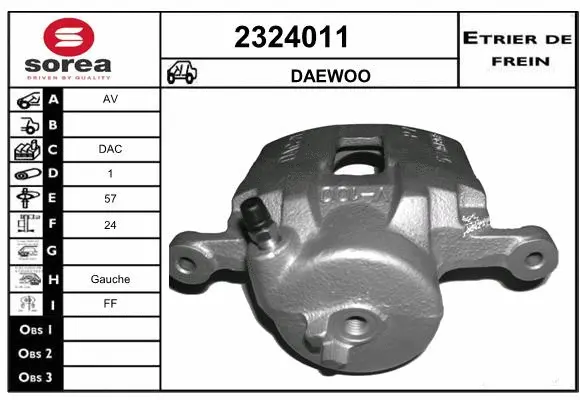 Brake Caliper (2324011)
