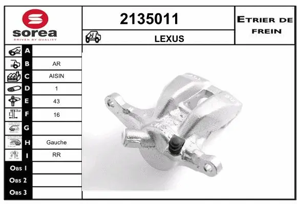 Brake Caliper (2135011)