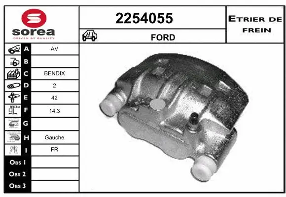 Brake Caliper (2254055)