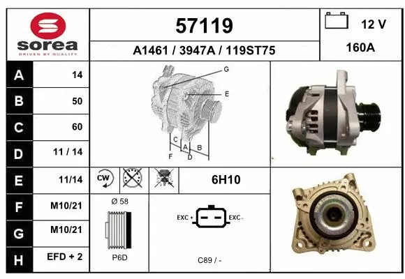 Alternator (57119)
