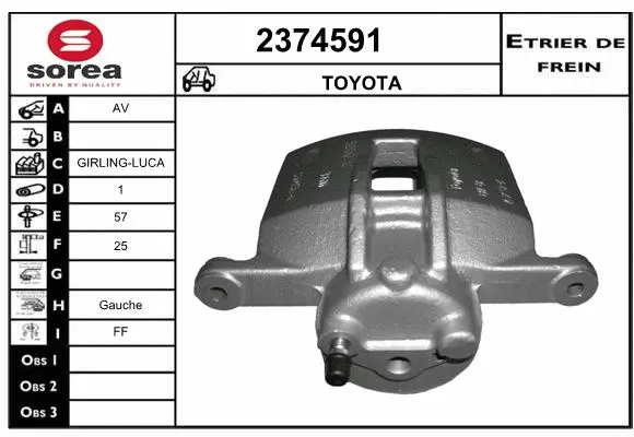 Brake Caliper (2374591)