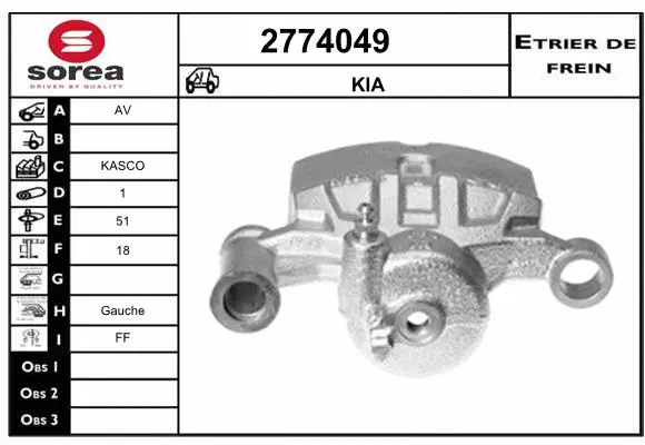 Brake Caliper (2774049)