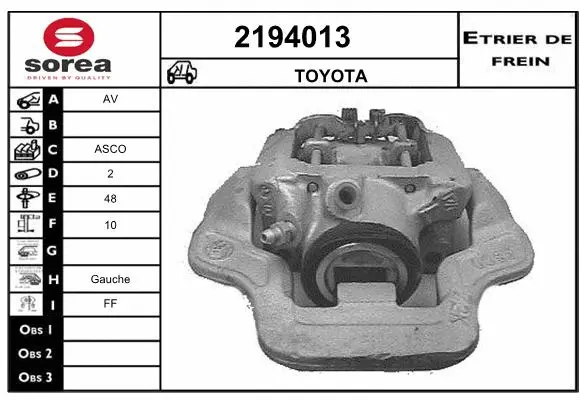 Brake Caliper (2194013)