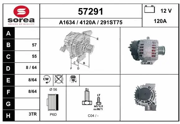 Alternator (57291)
