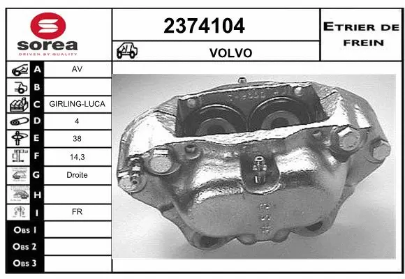 Brake Caliper (2374104)