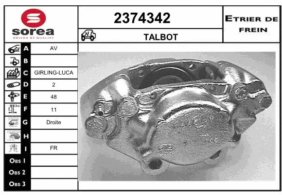 Brake Caliper (2374342)