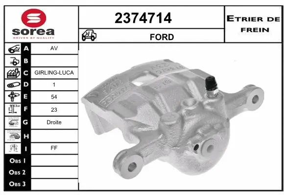 Brake Caliper (2374714)