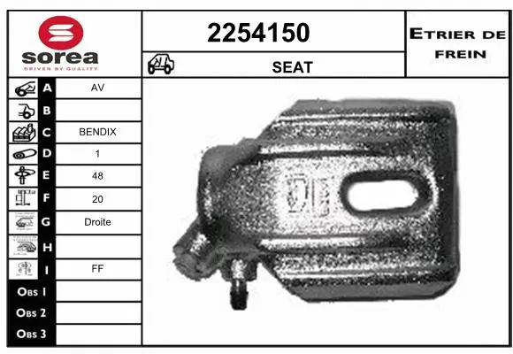 Brake Caliper (2254150)