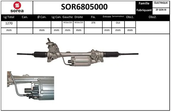 Steering Gear (SOR6805000)