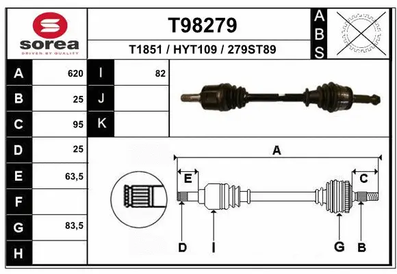 Drive Shaft (T98279)