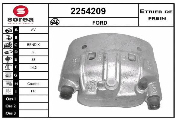 Brake Caliper (2254209)