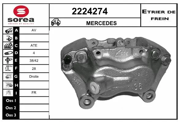 Brake Caliper (2224274)