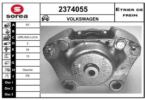 Brake Caliper (2374055)