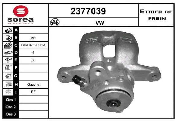 Brake Caliper (2377039)