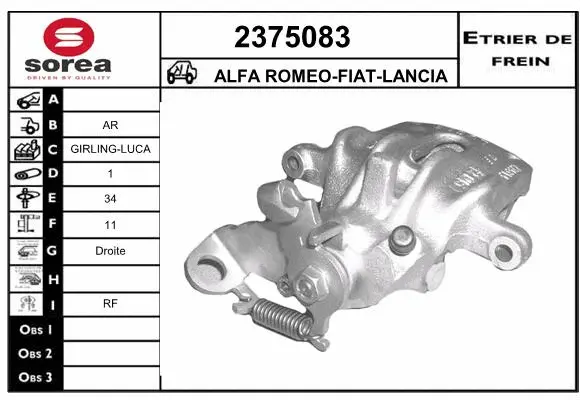 Brake Caliper (2375083)