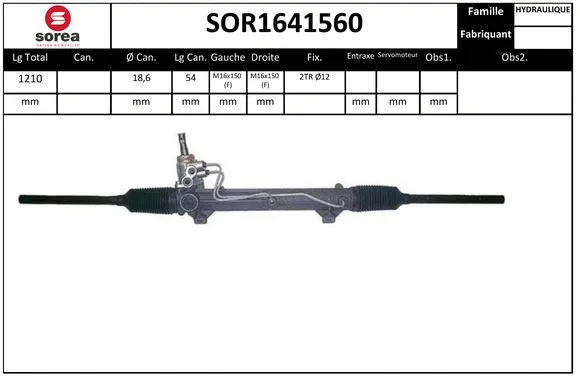 Steering Gear (SOR1641560)