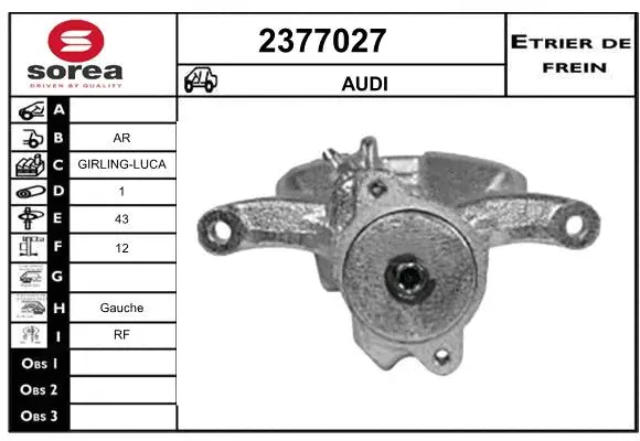 Brake Caliper (2377027)