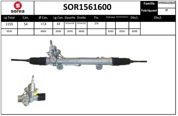 Steering Gear (SOR1561600)
