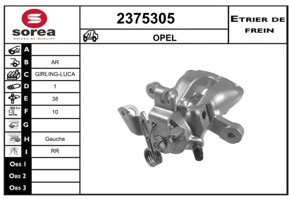 Brake Caliper (2375305)