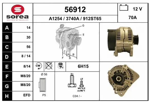 Alternator (56912)