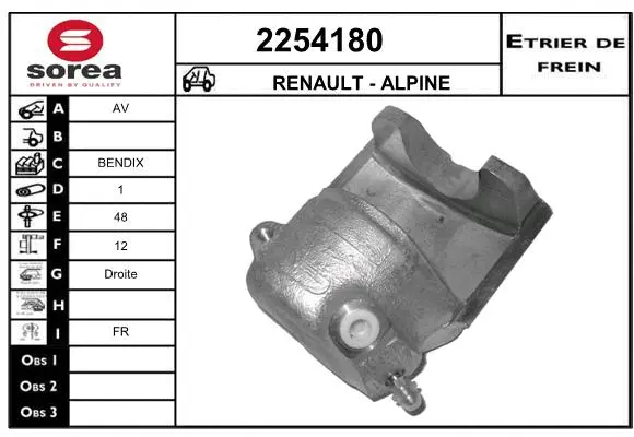 Brake Caliper (2254180)
