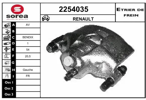 Brake Caliper (2254035)