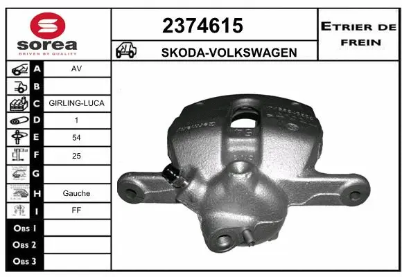 Brake Caliper (2374615)