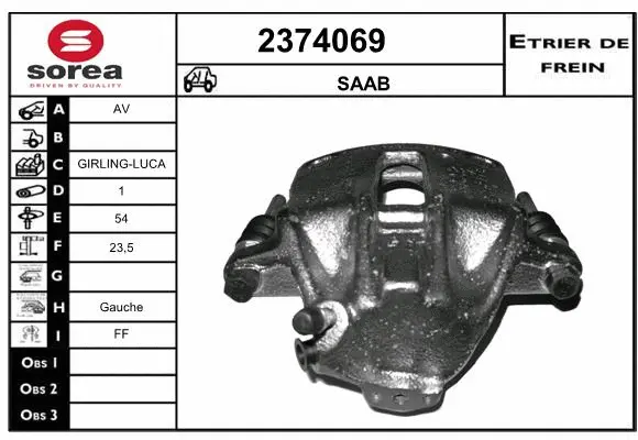 Brake Caliper (2374069)