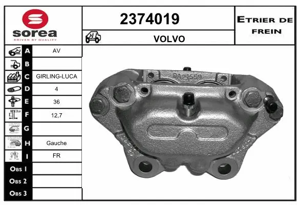 Brake Caliper (2374019)