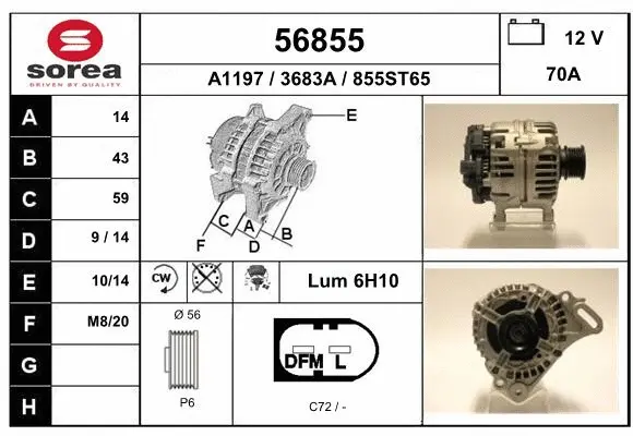 Alternator (56855)