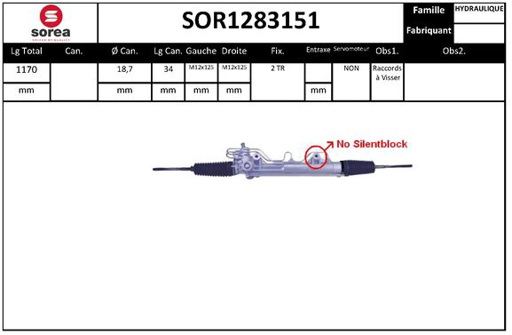 Steering Gear (SOR1283151)